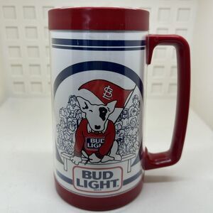 Vintage St. Louis Cardinals Beer Mug MLB Baseball Bud Light Spuds MacKenzie 80s